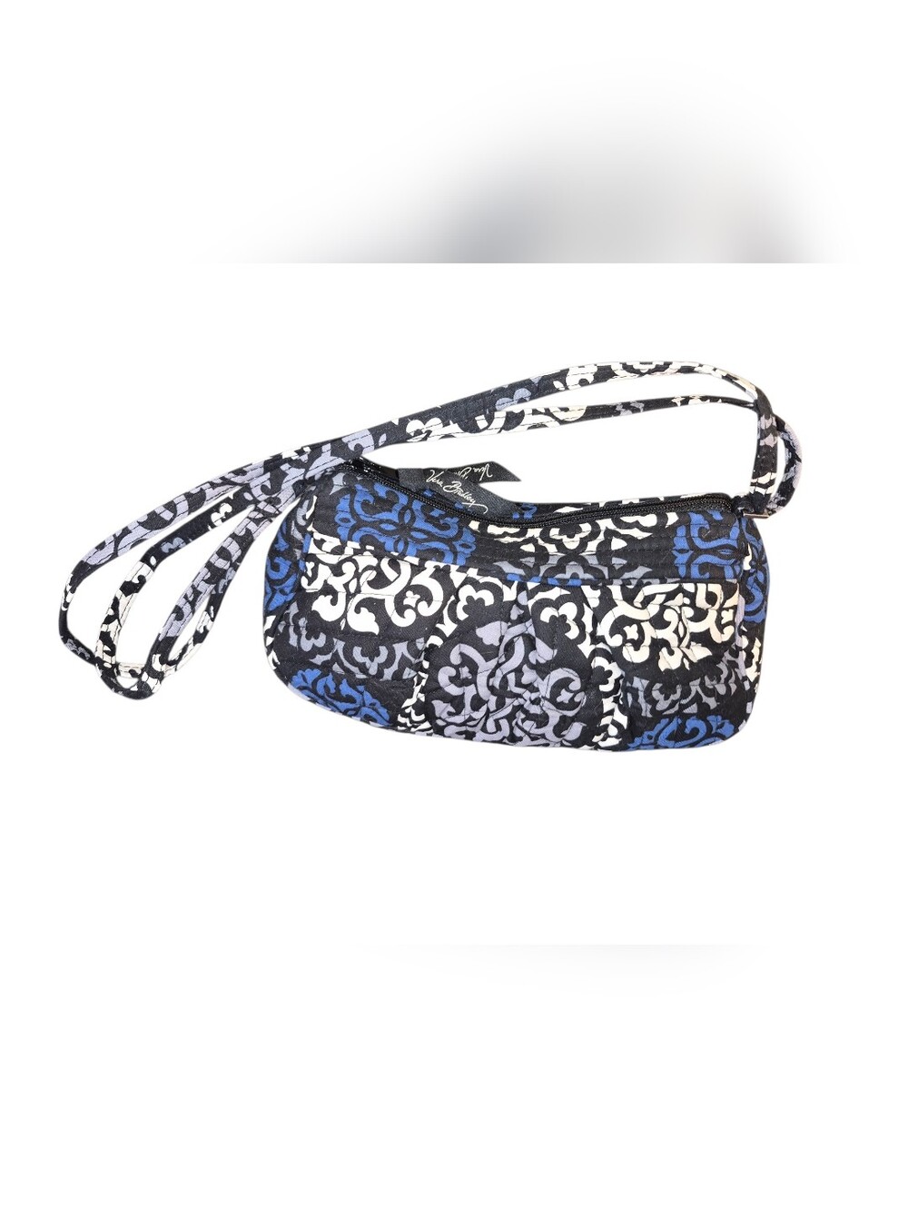 Vera Bradley Frannie Canterberry Cobalt Adjustable Strap Crossbody (2013)